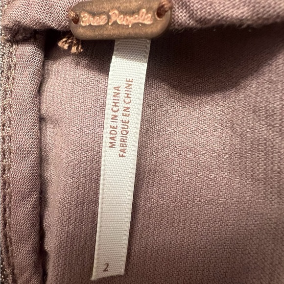 Free People Women’s Back Zip Corduroy Mini Skirt - Size 2 - Picture 6 of 10